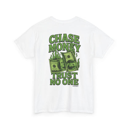 Camiseta ZAYNEX Trust No One — Chase Money | Streetwear Urbano - Zaynex