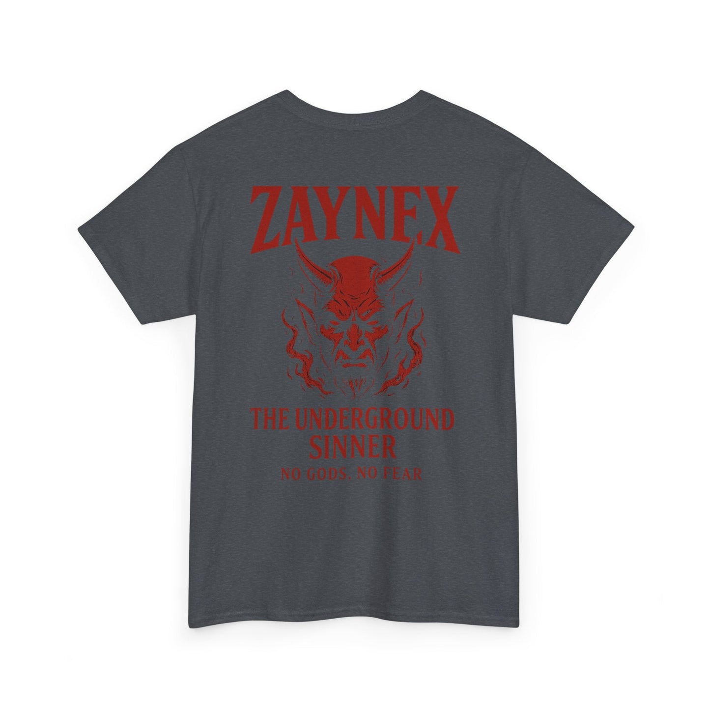 Camiseta The Underground Sinner — No Gods, No Fear | ZAYNEX Streetwear - Zaynex