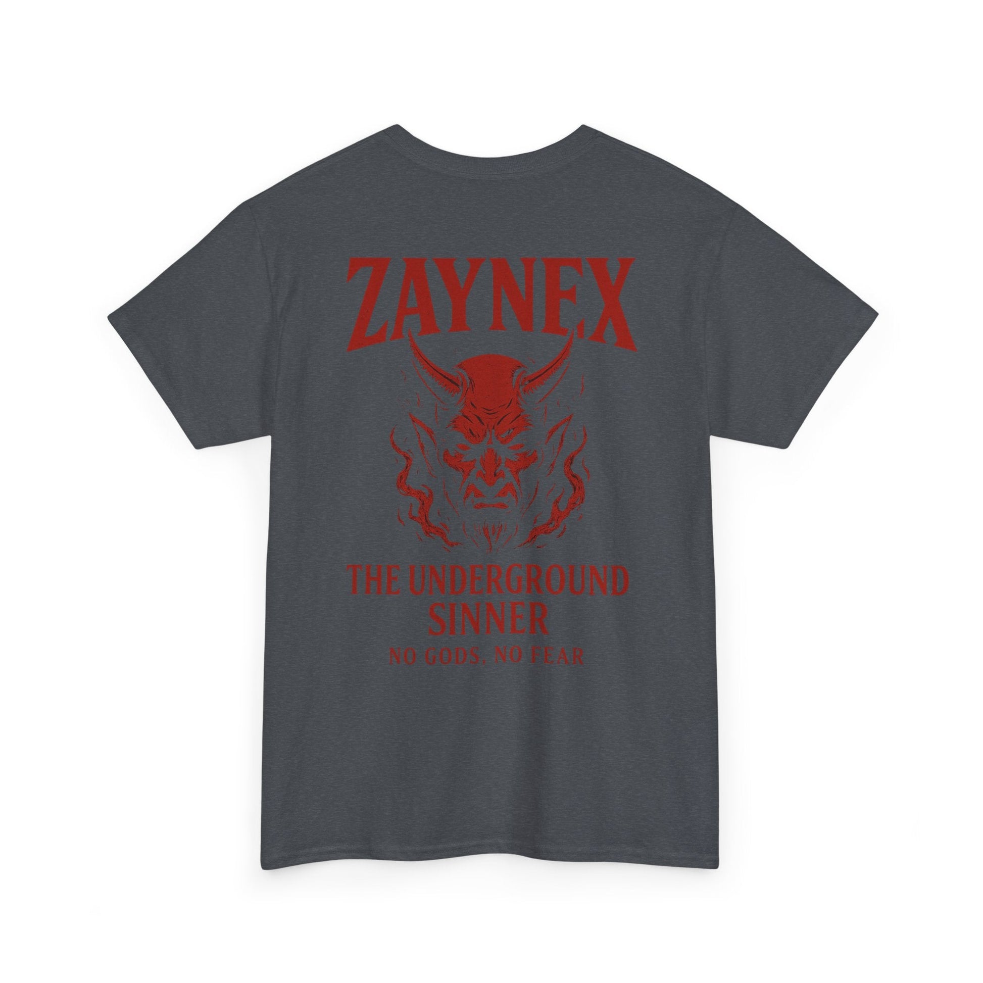 Camiseta The Underground Sinner — No Gods, No Fear | ZAYNEX Streetwear - Zaynex