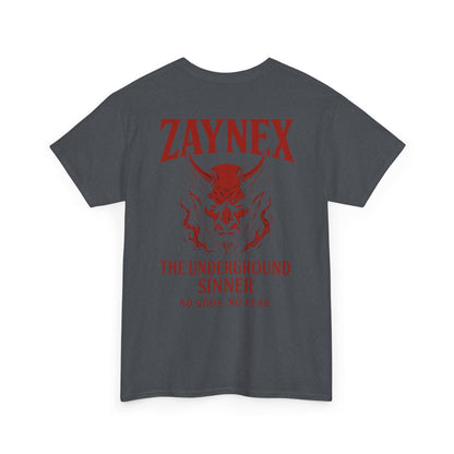 Camiseta The Underground Sinner — No Gods, No Fear | ZAYNEX Streetwear - Zaynex