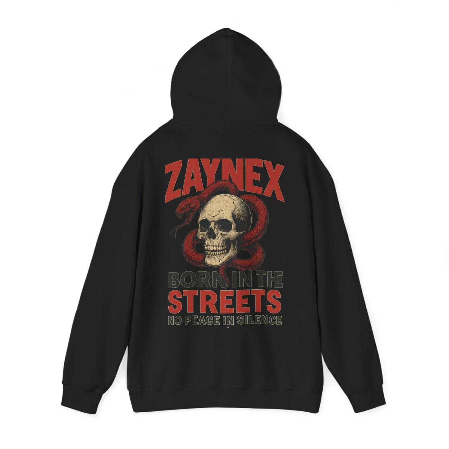 Born in the Streets Hoodie — Raised by the Streets | ZAYNEX Streetwear - Zaynex