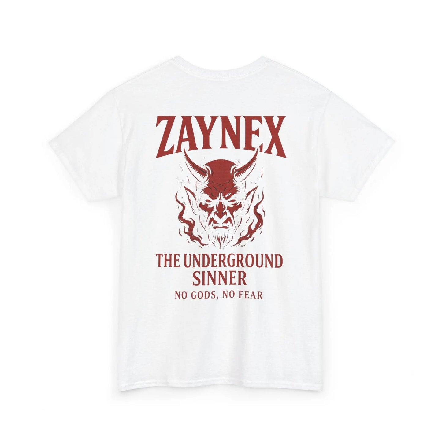 Camiseta The Underground Sinner — No Gods, No Fear | ZAYNEX Streetwear - Zaynex
