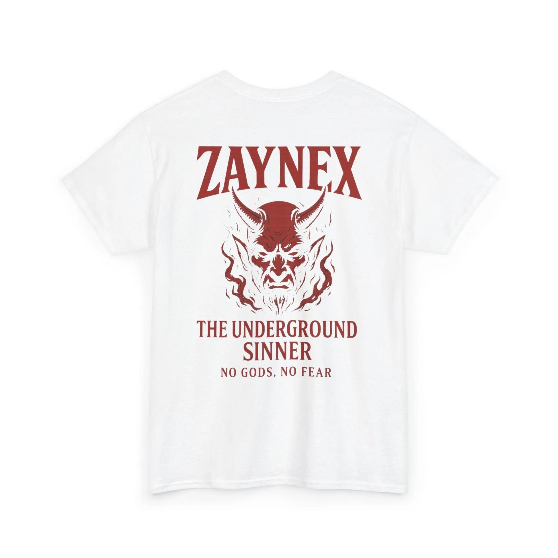 Camiseta The Underground Sinner — No Gods, No Fear | ZAYNEX Streetwear - Zaynex