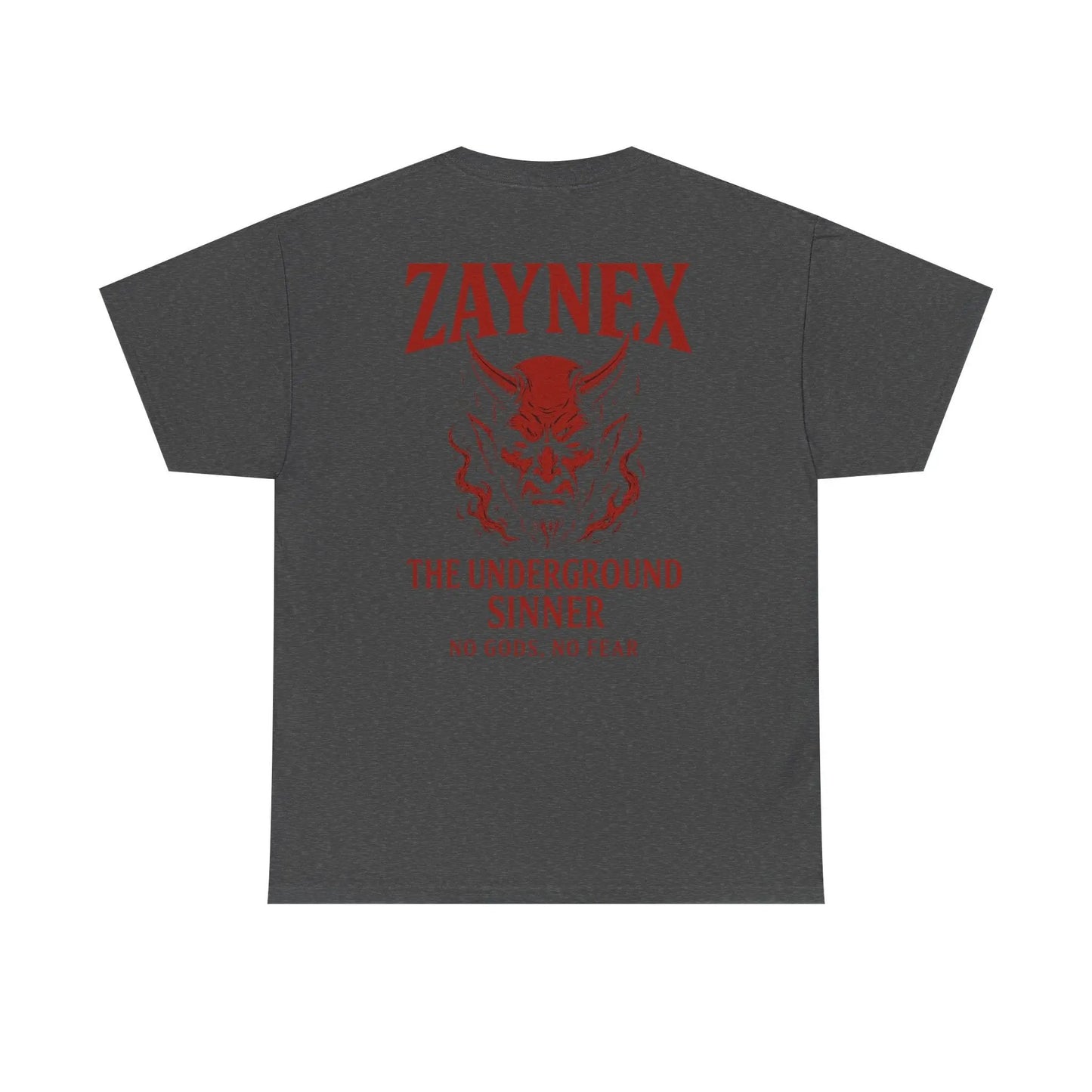Camiseta The Underground Sinner — No Gods, No Fear | ZAYNEX Streetwear - Zaynex