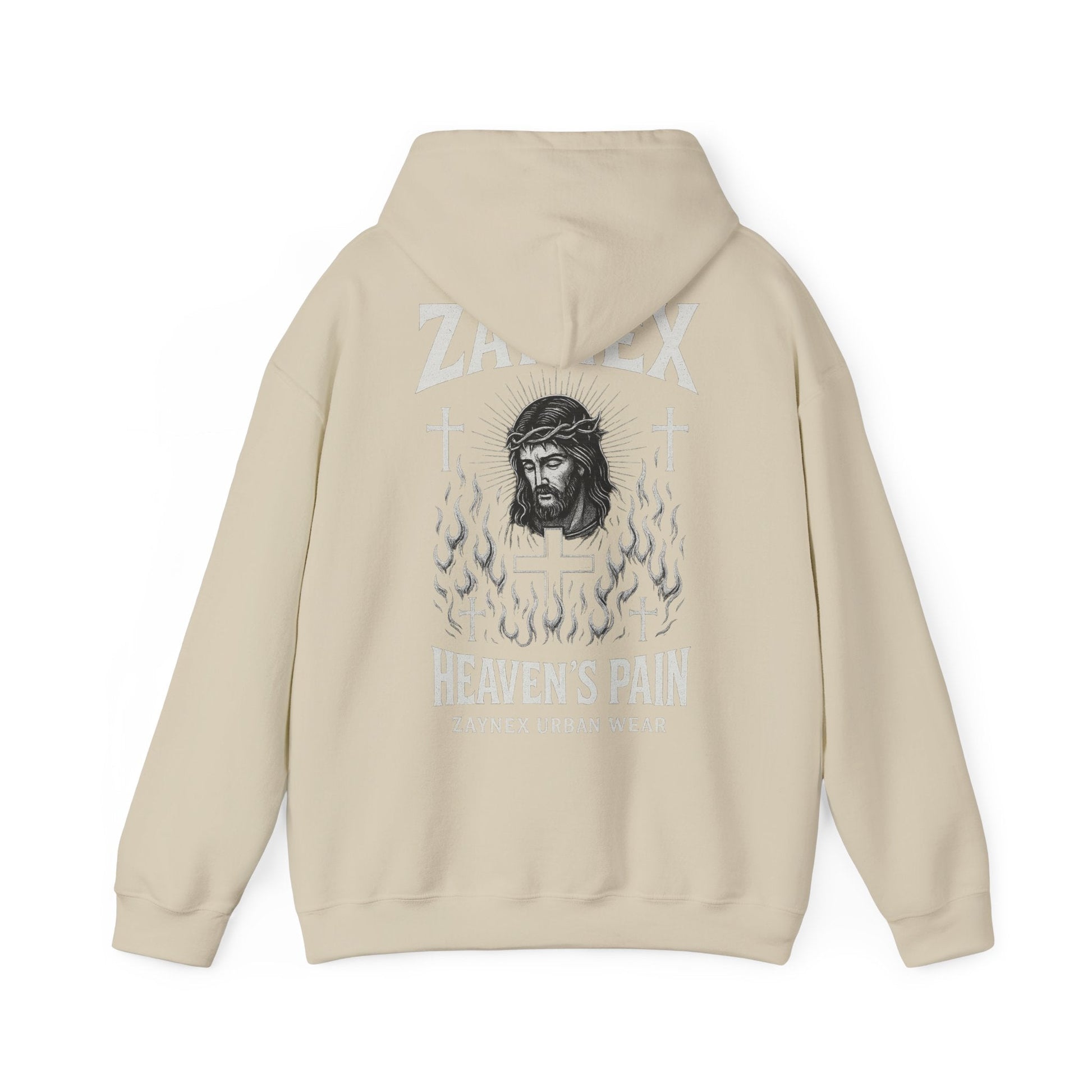 Heaven’s Pain Hoodie — Faith Through Fire | ZAYNEX Streetwear - Zaynex