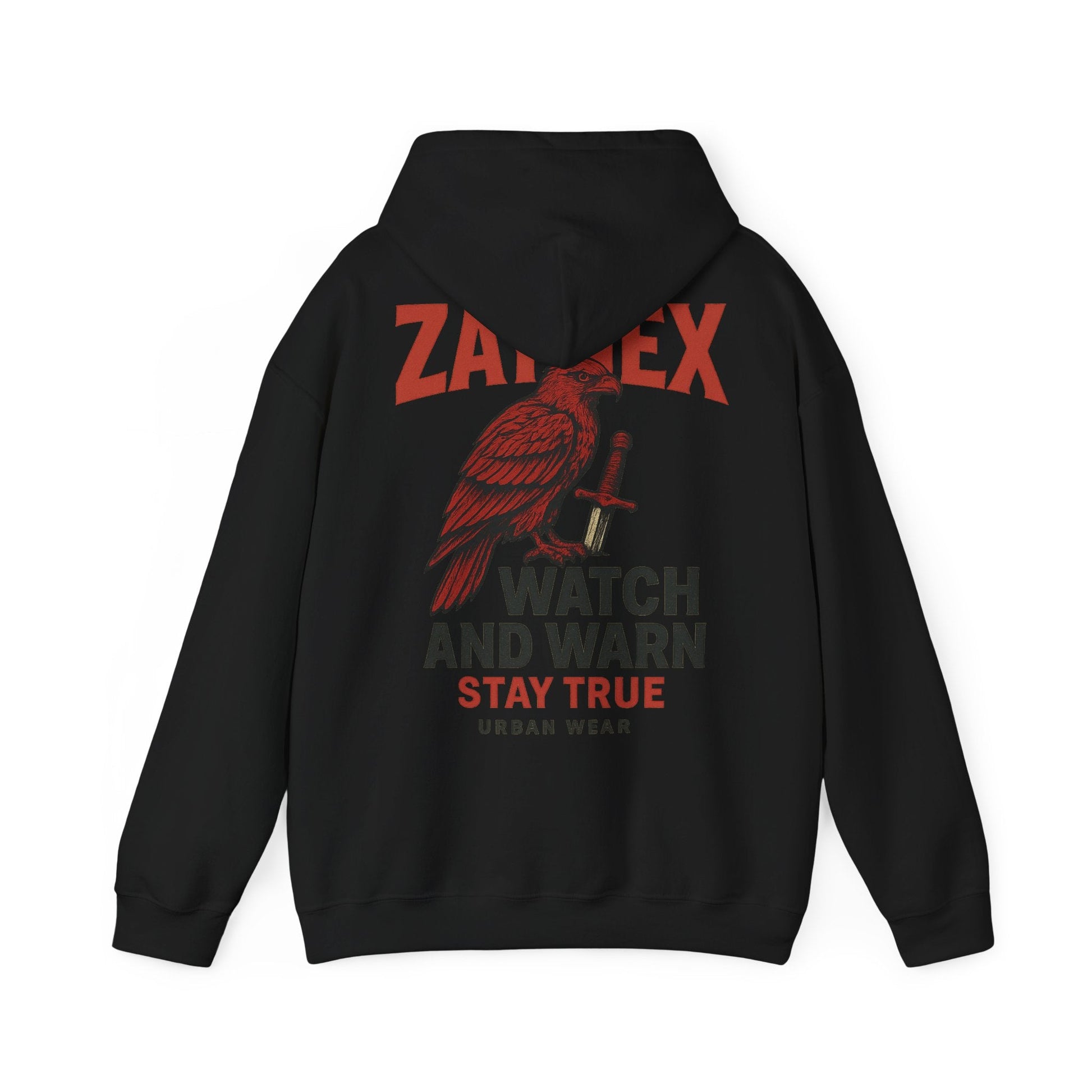 Watch & Warn Hoodie — Stay True | ZAYNEX Streetwear - Zaynex