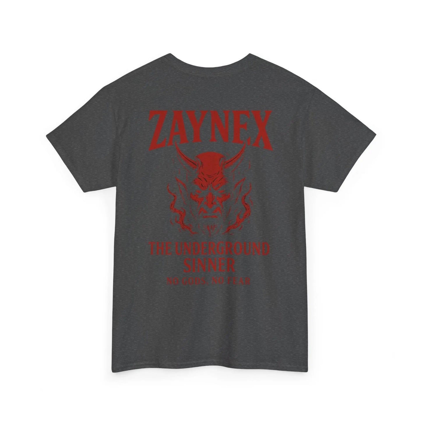 Camiseta The Underground Sinner — No Gods, No Fear | ZAYNEX Streetwear - Zaynex