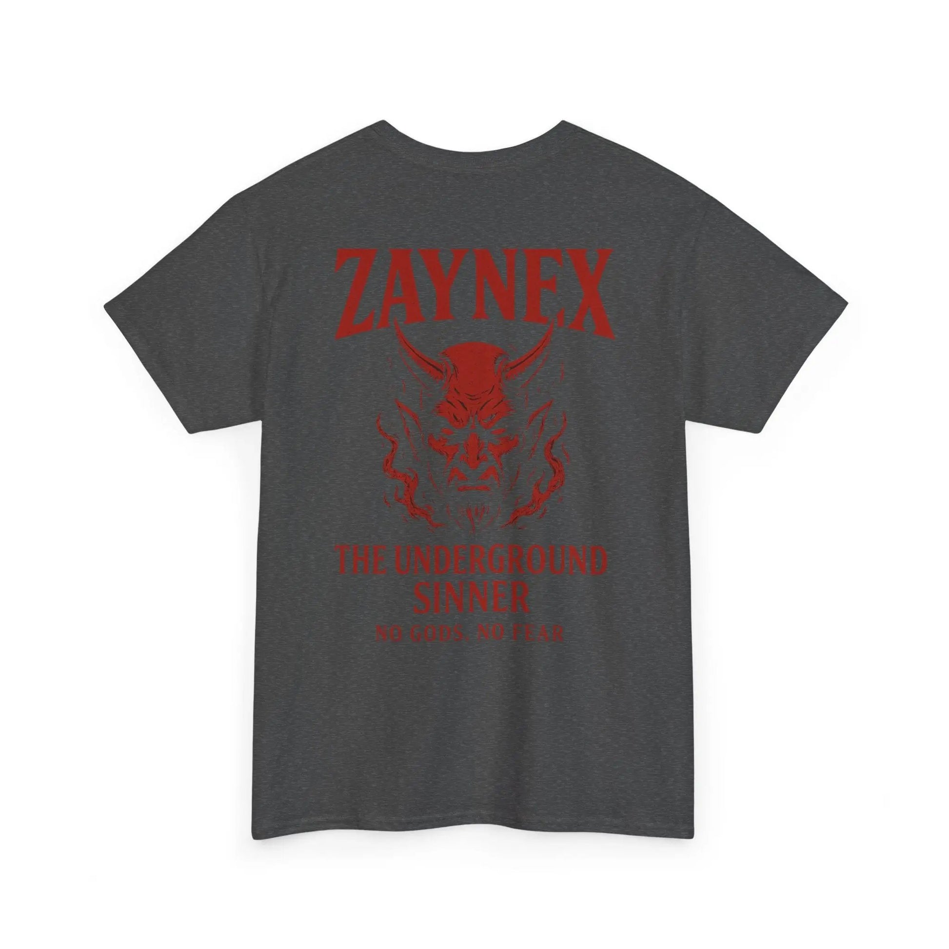 Camiseta The Underground Sinner — No Gods, No Fear | ZAYNEX Streetwear - Zaynex