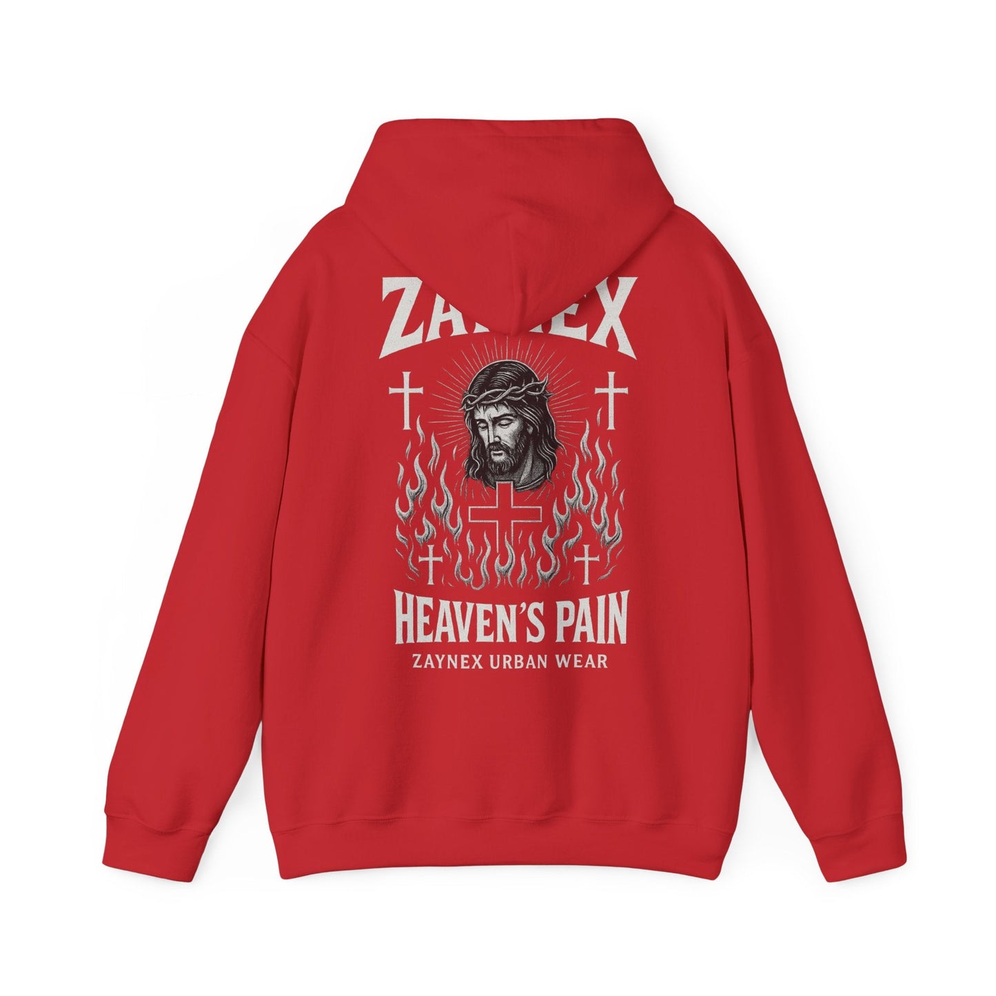 Heaven’s Pain Hoodie — Faith Through Fire | ZAYNEX Streetwear - Zaynex