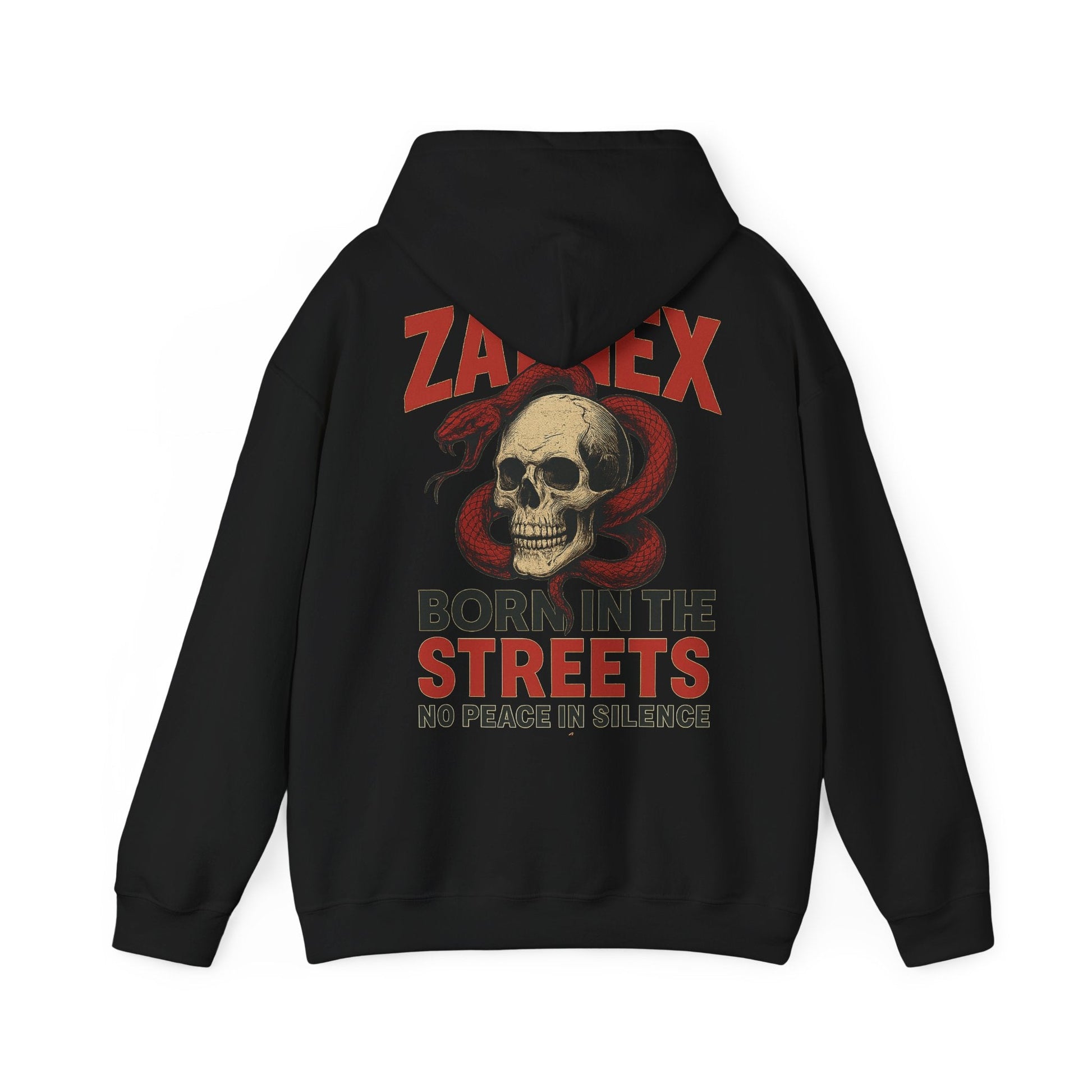 Born in the Streets Hoodie — Raised by the Streets | ZAYNEX Streetwear - Zaynex