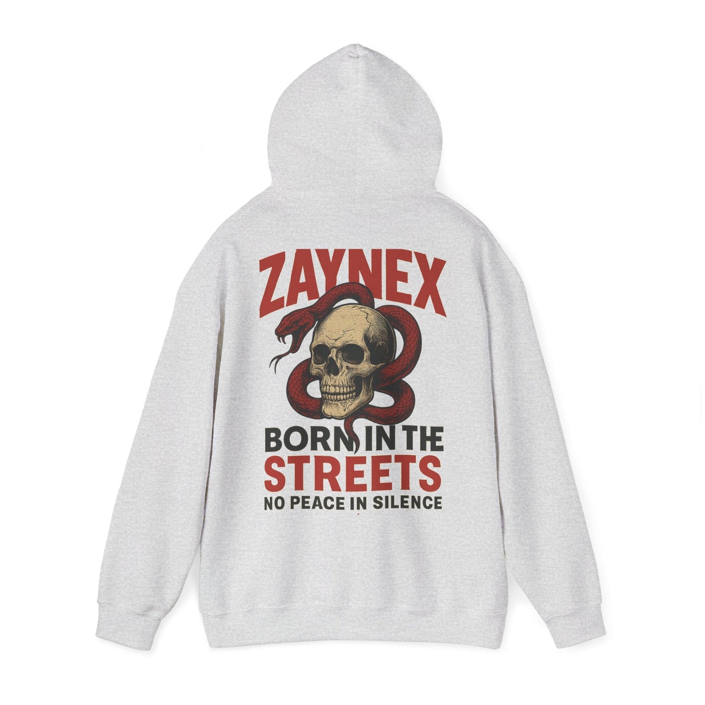 Born in the Streets Hoodie — Raised by the Streets | ZAYNEX Streetwear - Zaynex