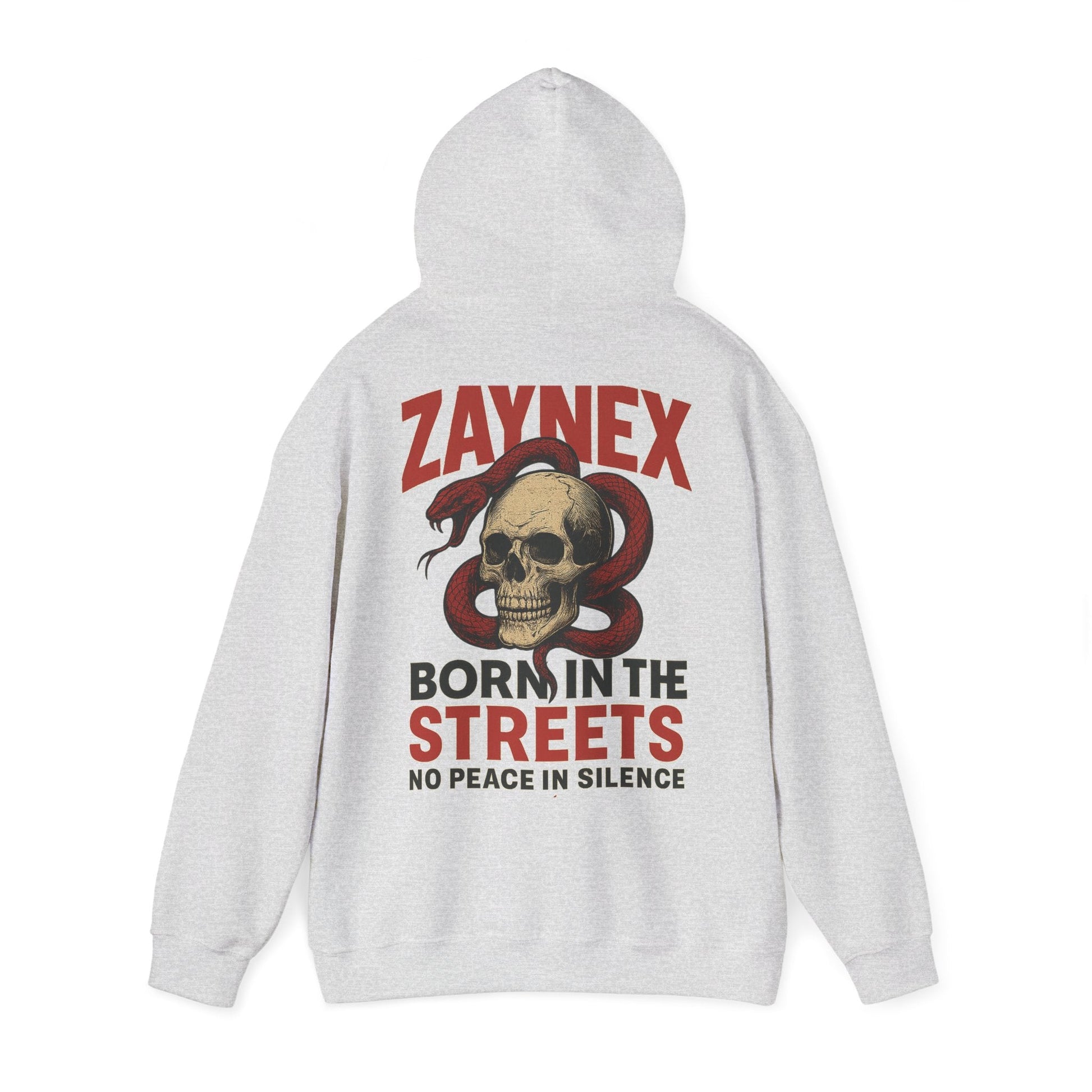 Born in the Streets Hoodie — Raised by the Streets | ZAYNEX Streetwear - Zaynex
