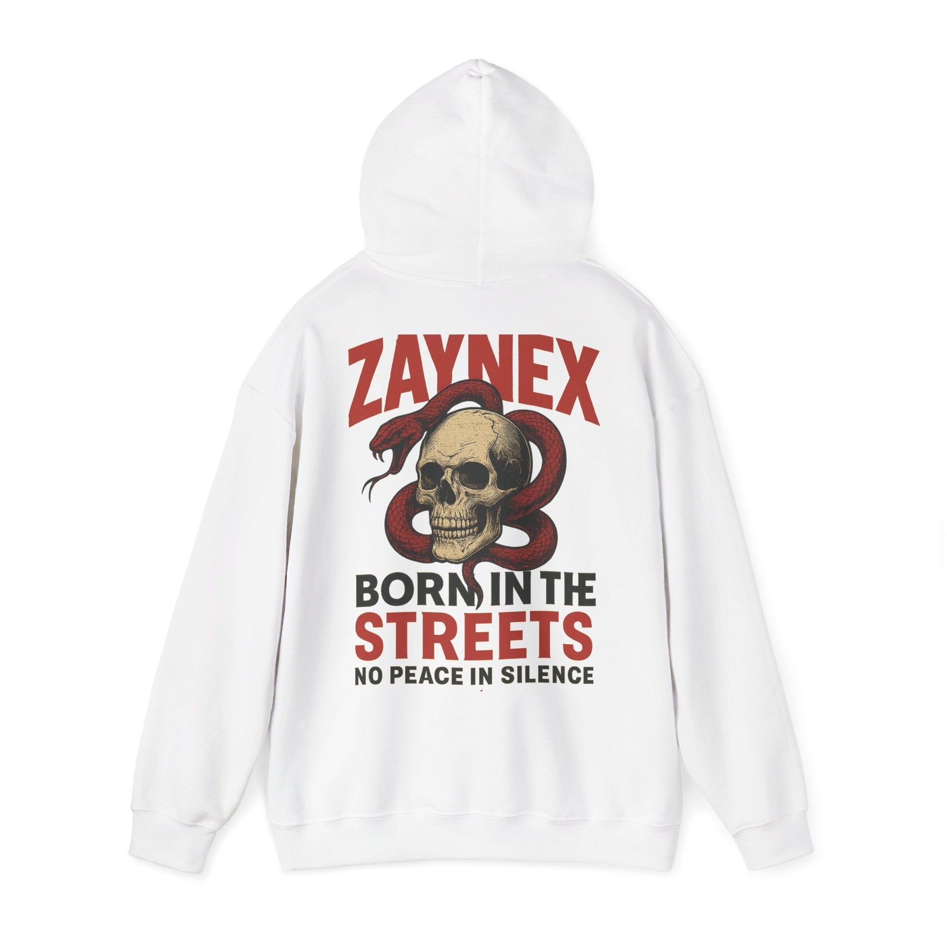 Born in the Streets Hoodie — Raised by the Streets | ZAYNEX Streetwear - Zaynex