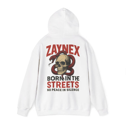 Born in the Streets Hoodie — Raised by the Streets | ZAYNEX Streetwear - Zaynex