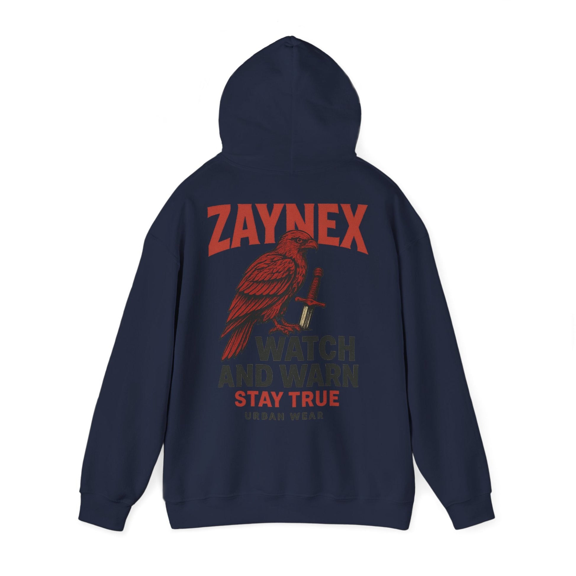 Watch & Warn Hoodie — Stay True | ZAYNEX Streetwear - Zaynex
