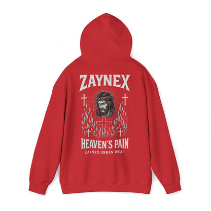 Heaven’s Pain Hoodie — Faith Through Fire | ZAYNEX Streetwear - Zaynex