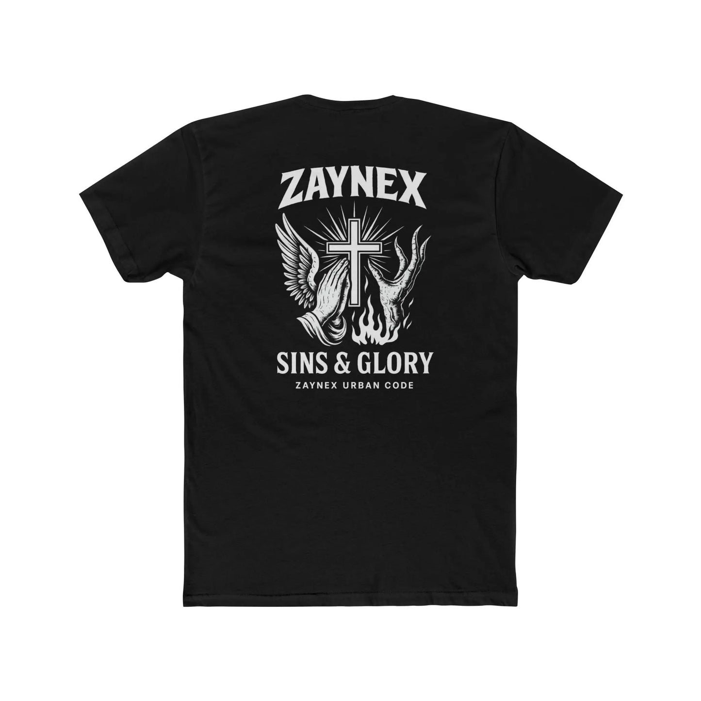 Camiseta Sins & Glory — ZAYNEX Urban Code | Streetwear Oversize - Zaynex