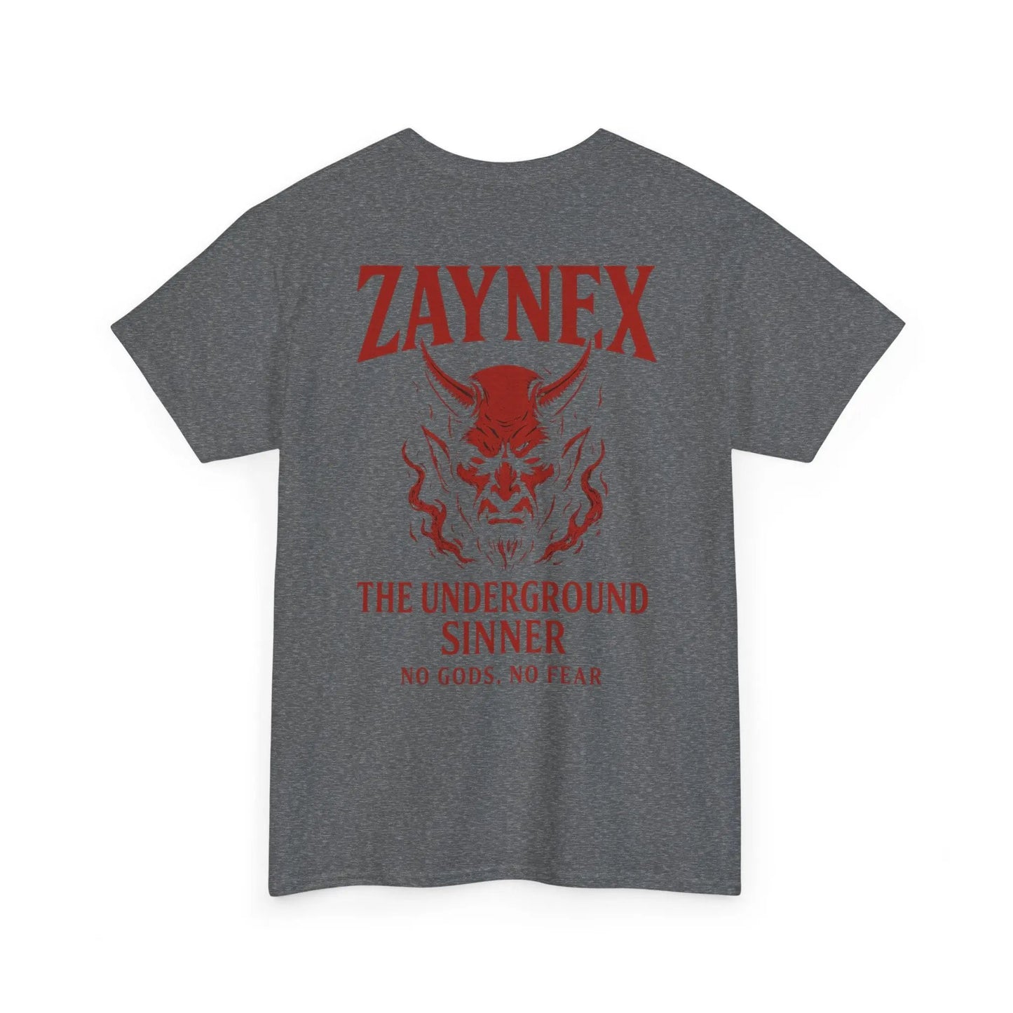 Camiseta The Underground Sinner — No Gods, No Fear | ZAYNEX Streetwear - Zaynex