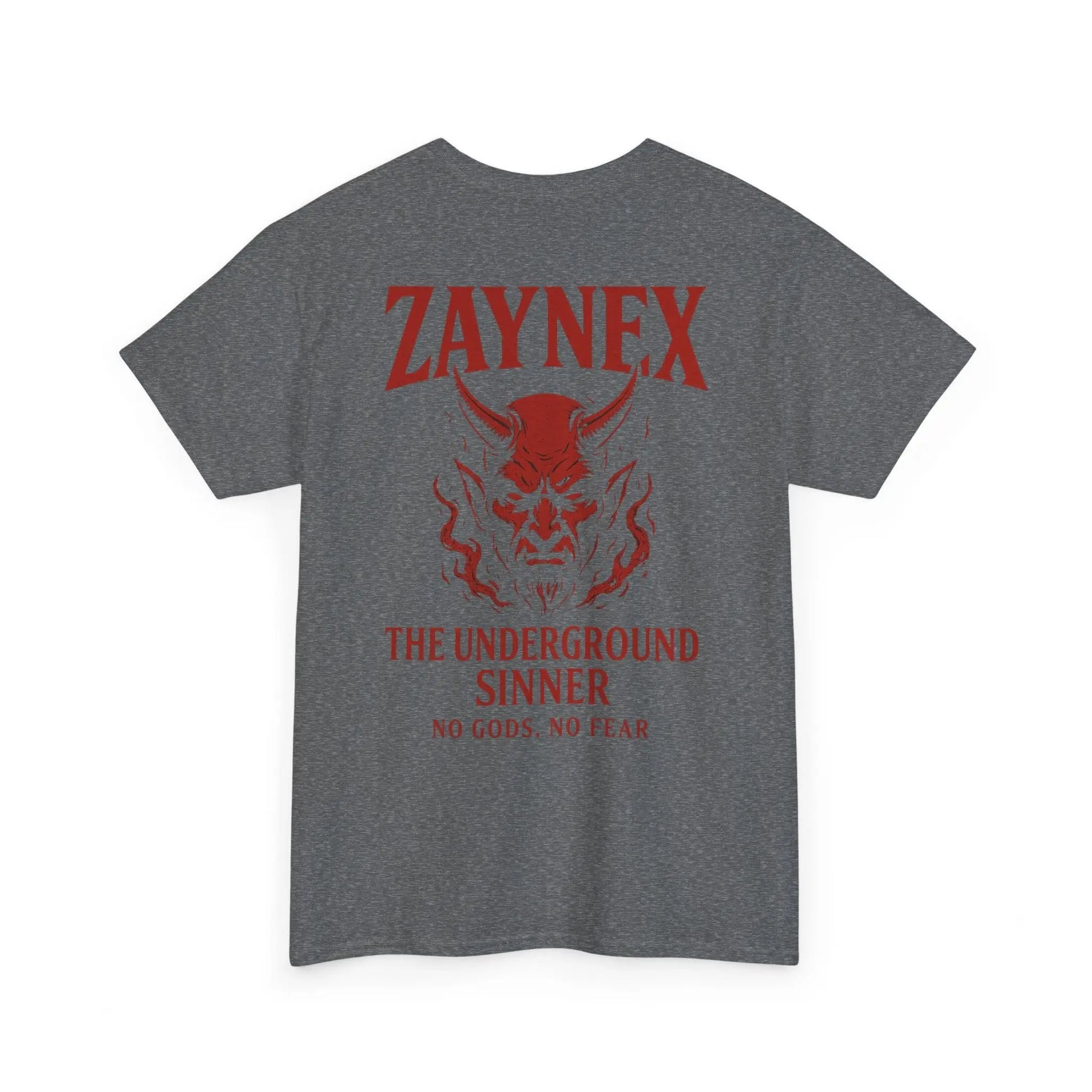 Camiseta The Underground Sinner — No Gods, No Fear | ZAYNEX Streetwear - Zaynex