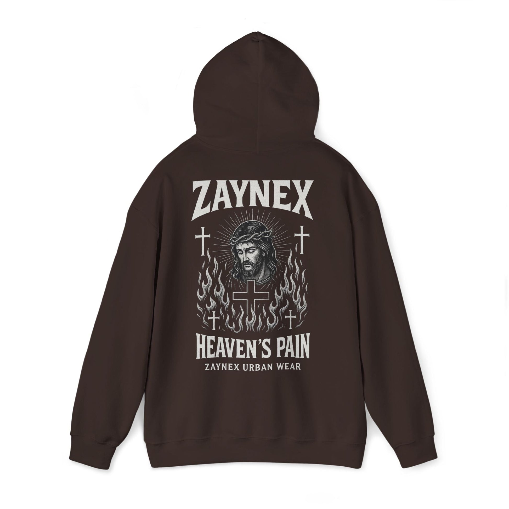 Heaven’s Pain Hoodie — Faith Through Fire | ZAYNEX Streetwear - Zaynex