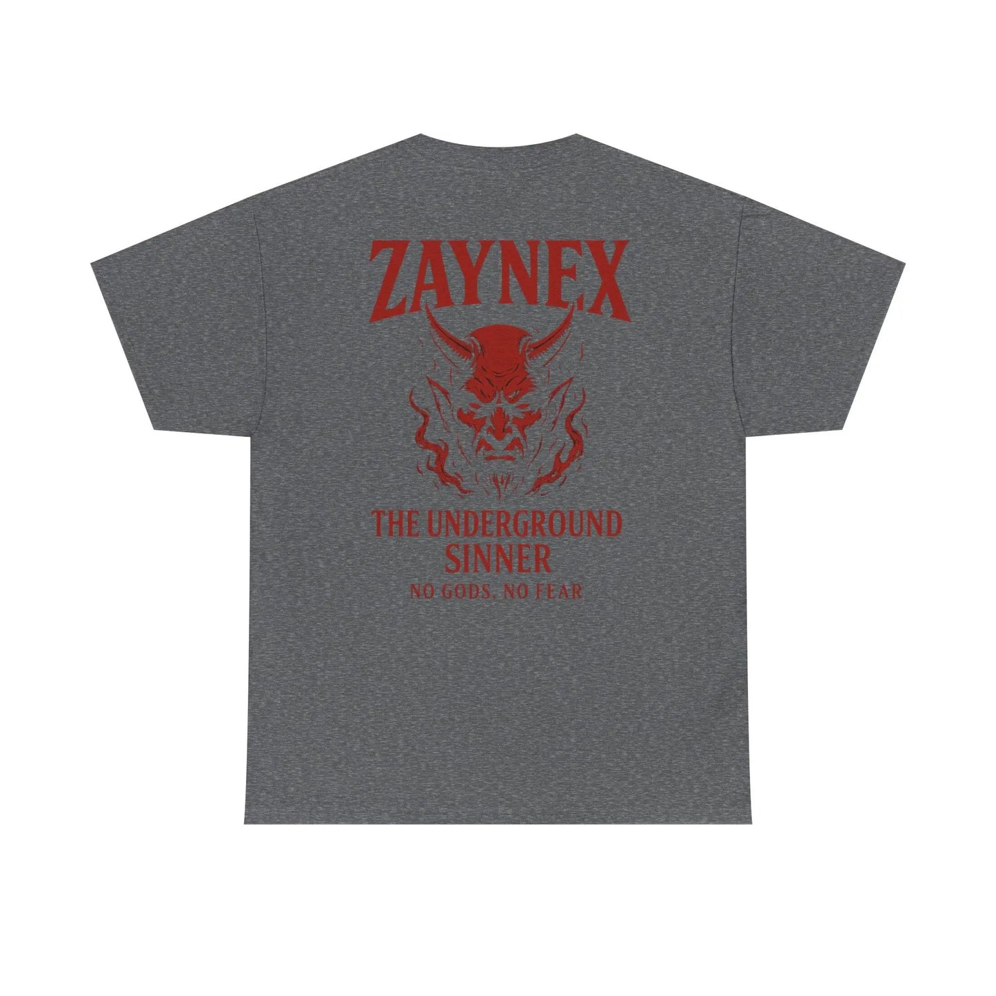 Camiseta The Underground Sinner — No Gods, No Fear | ZAYNEX Streetwear - Zaynex