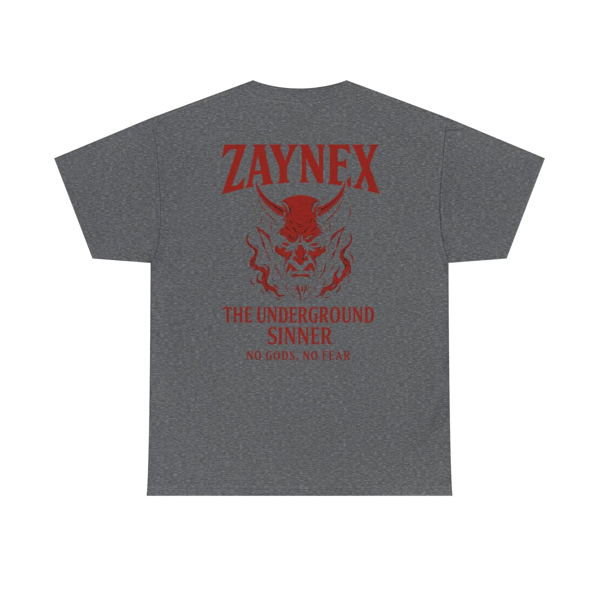Camiseta The Underground Sinner — No Gods, No Fear | ZAYNEX Streetwear - Zaynex