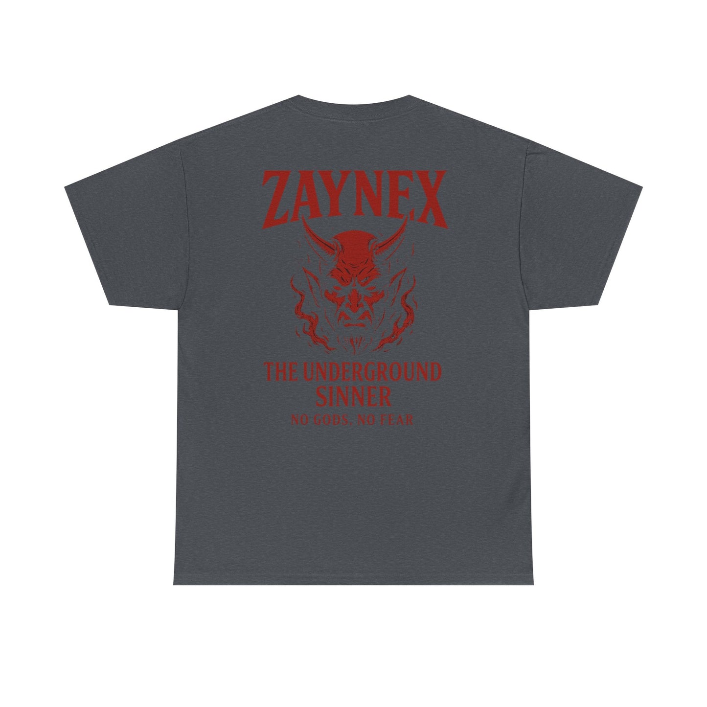 Camiseta The Underground Sinner — No Gods, No Fear | ZAYNEX Streetwear - Zaynex