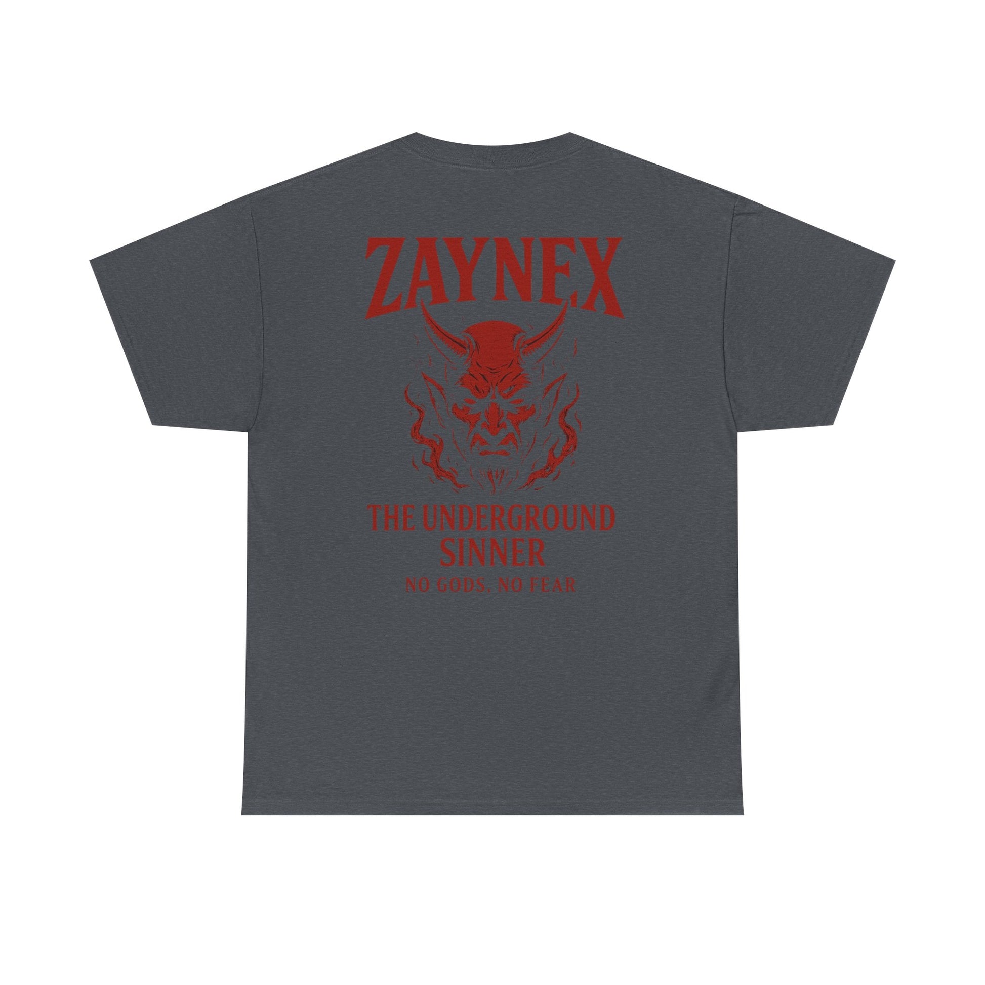 Camiseta The Underground Sinner — No Gods, No Fear | ZAYNEX Streetwear - Zaynex