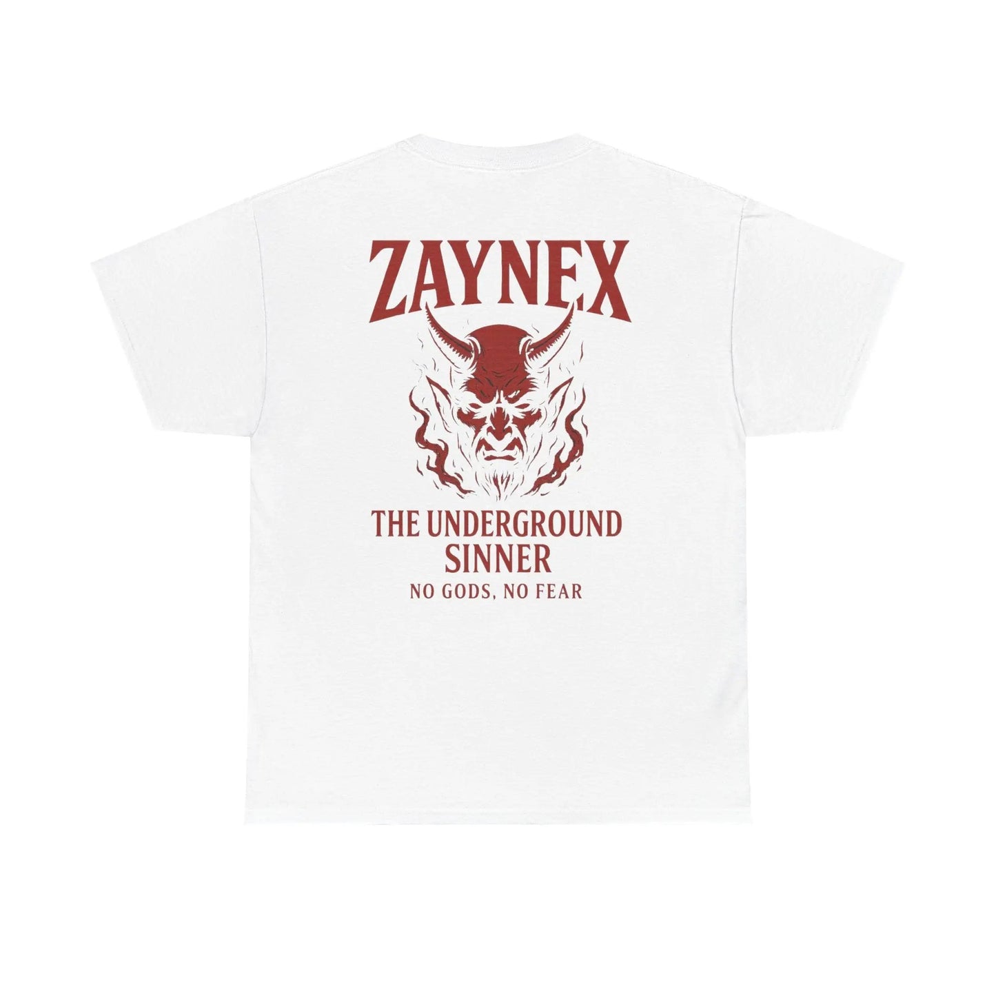 Camiseta The Underground Sinner — No Gods, No Fear | ZAYNEX Streetwear - Zaynex