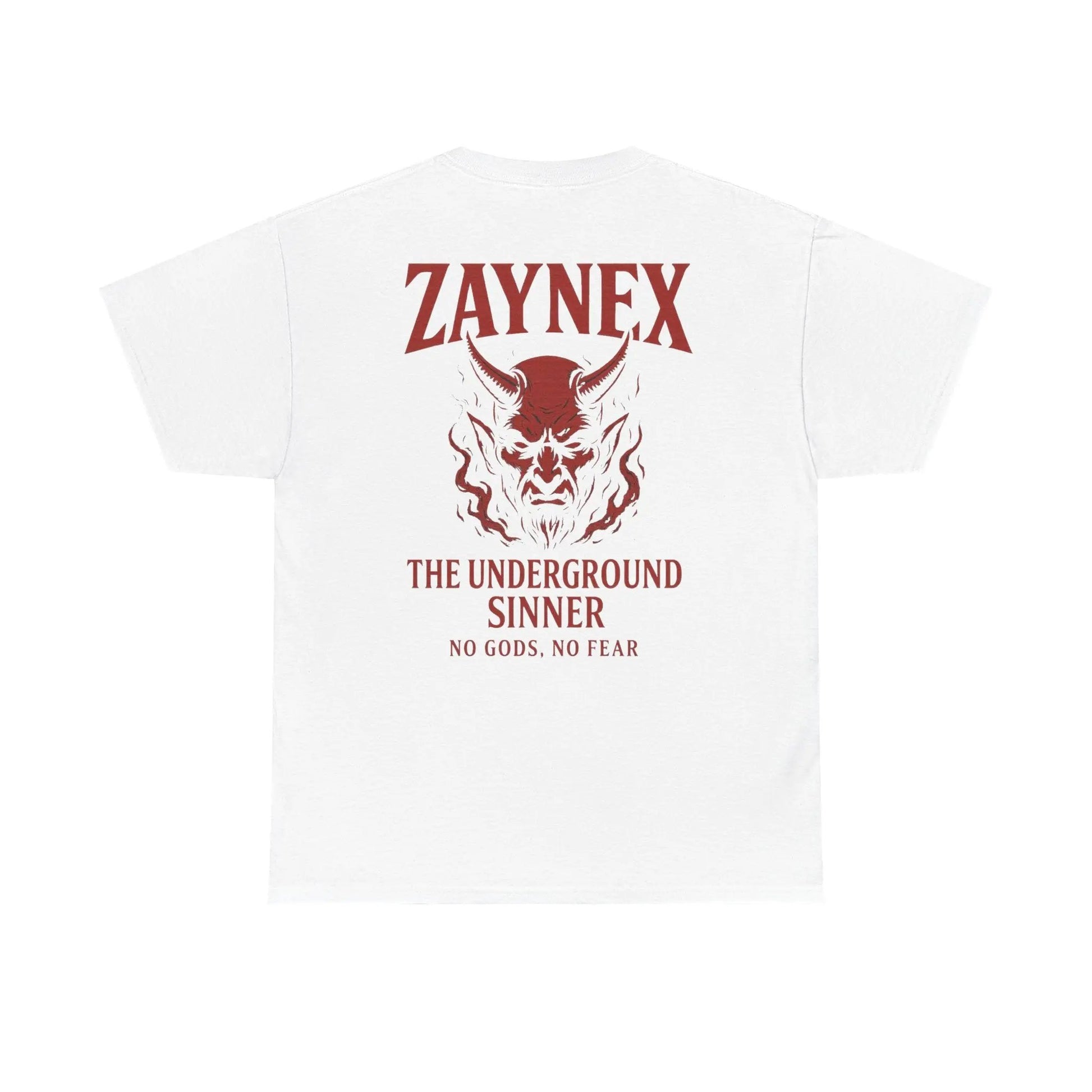 Camiseta The Underground Sinner — No Gods, No Fear | ZAYNEX Streetwear - Zaynex
