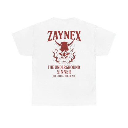 Camiseta The Underground Sinner — No Gods, No Fear | ZAYNEX Streetwear - Zaynex