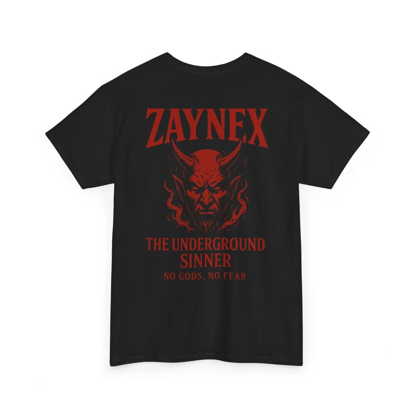 Camiseta The Underground Sinner — No Gods, No Fear | ZAYNEX Streetwear - Zaynex
