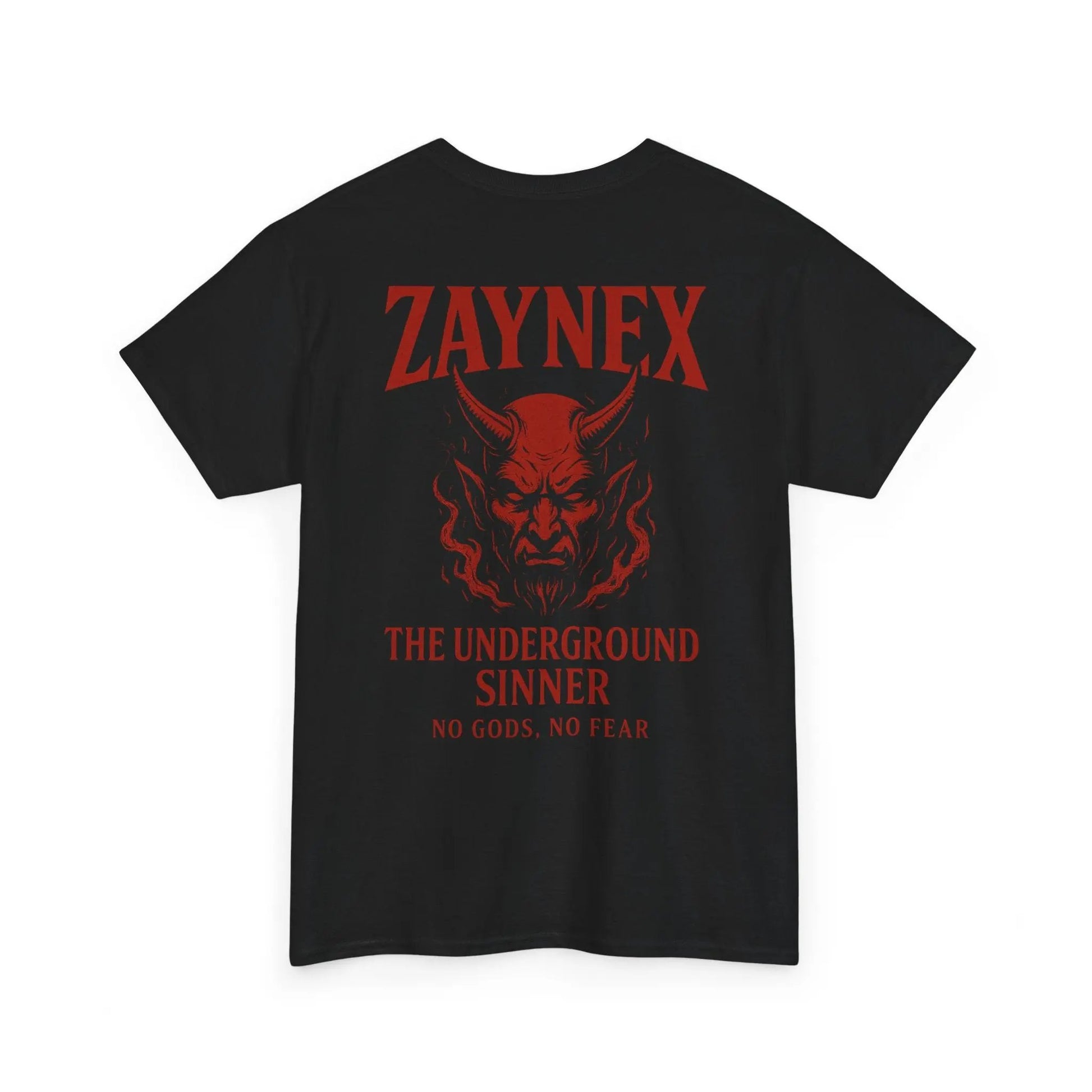 Camiseta The Underground Sinner — No Gods, No Fear | ZAYNEX Streetwear - Zaynex