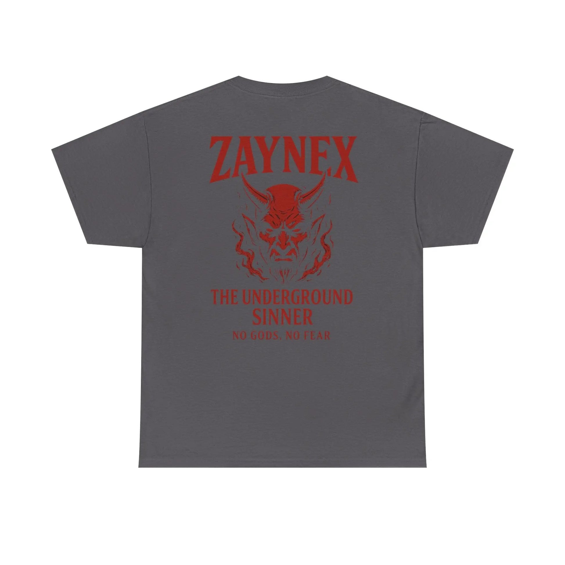 Camiseta The Underground Sinner — No Gods, No Fear | ZAYNEX Streetwear - Zaynex