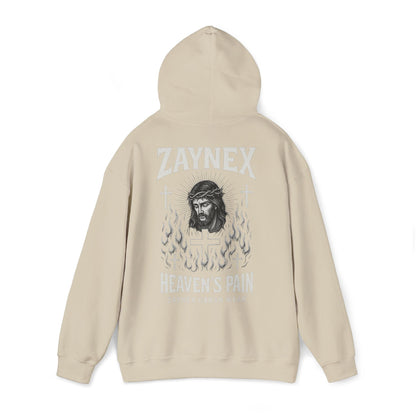 Heaven’s Pain Hoodie — Faith Through Fire | ZAYNEX Streetwear - Zaynex