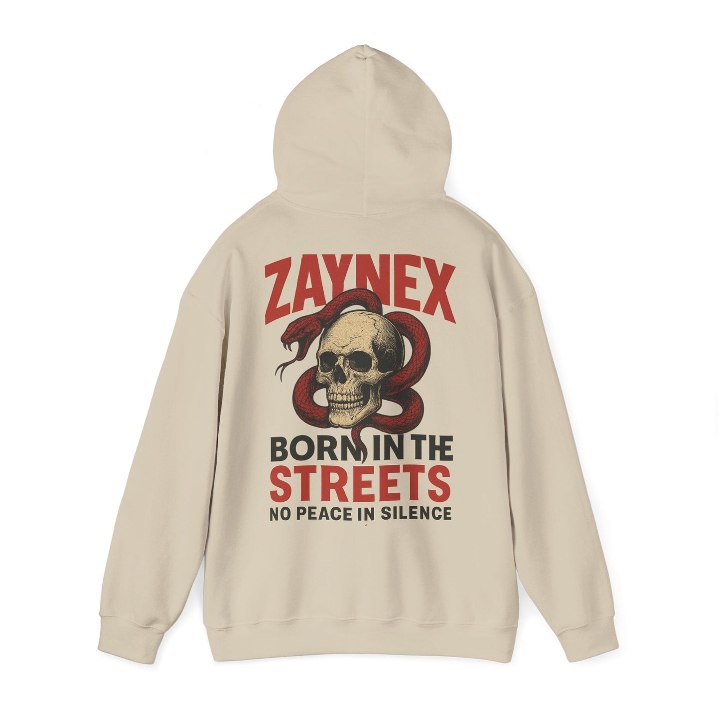 Born in the Streets Hoodie — Raised by the Streets | ZAYNEX Streetwear - Zaynex