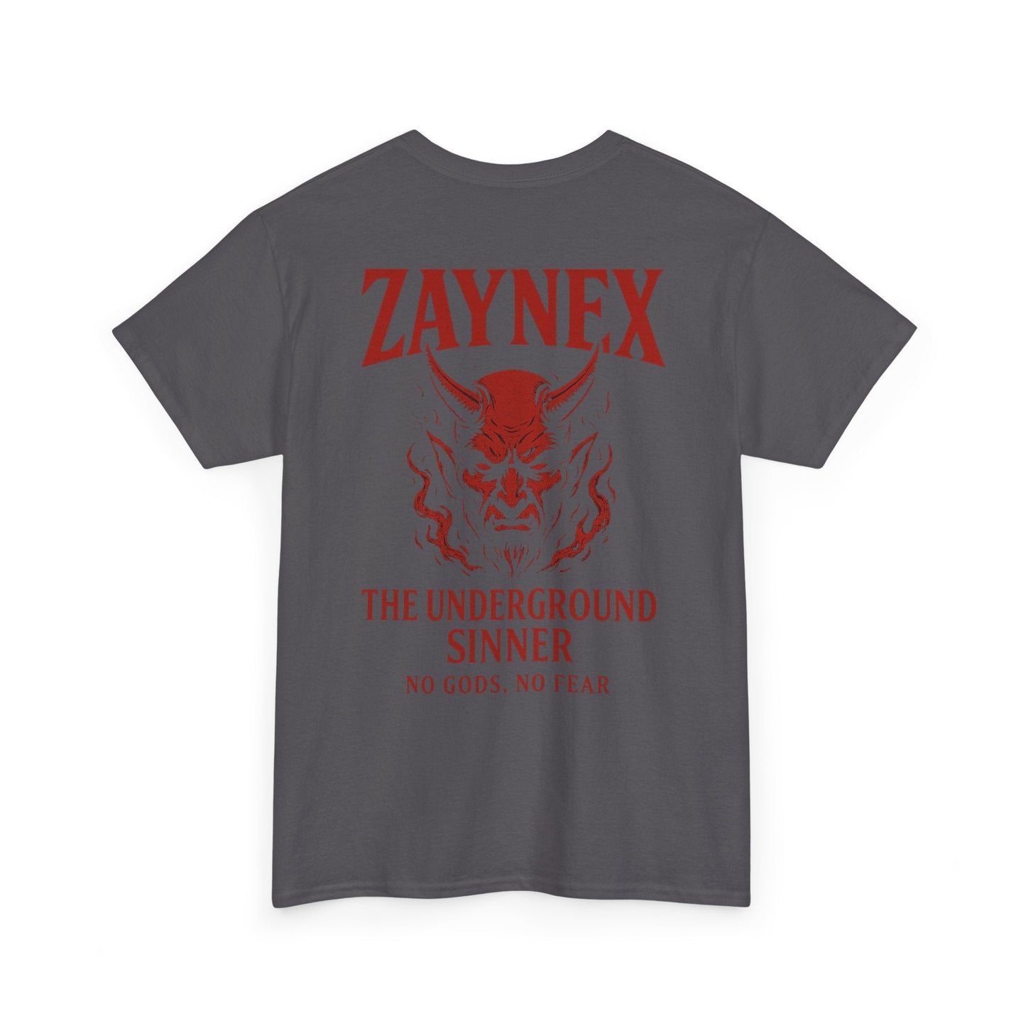 Camiseta The Underground Sinner — No Gods, No Fear | ZAYNEX Streetwear - Zaynex
