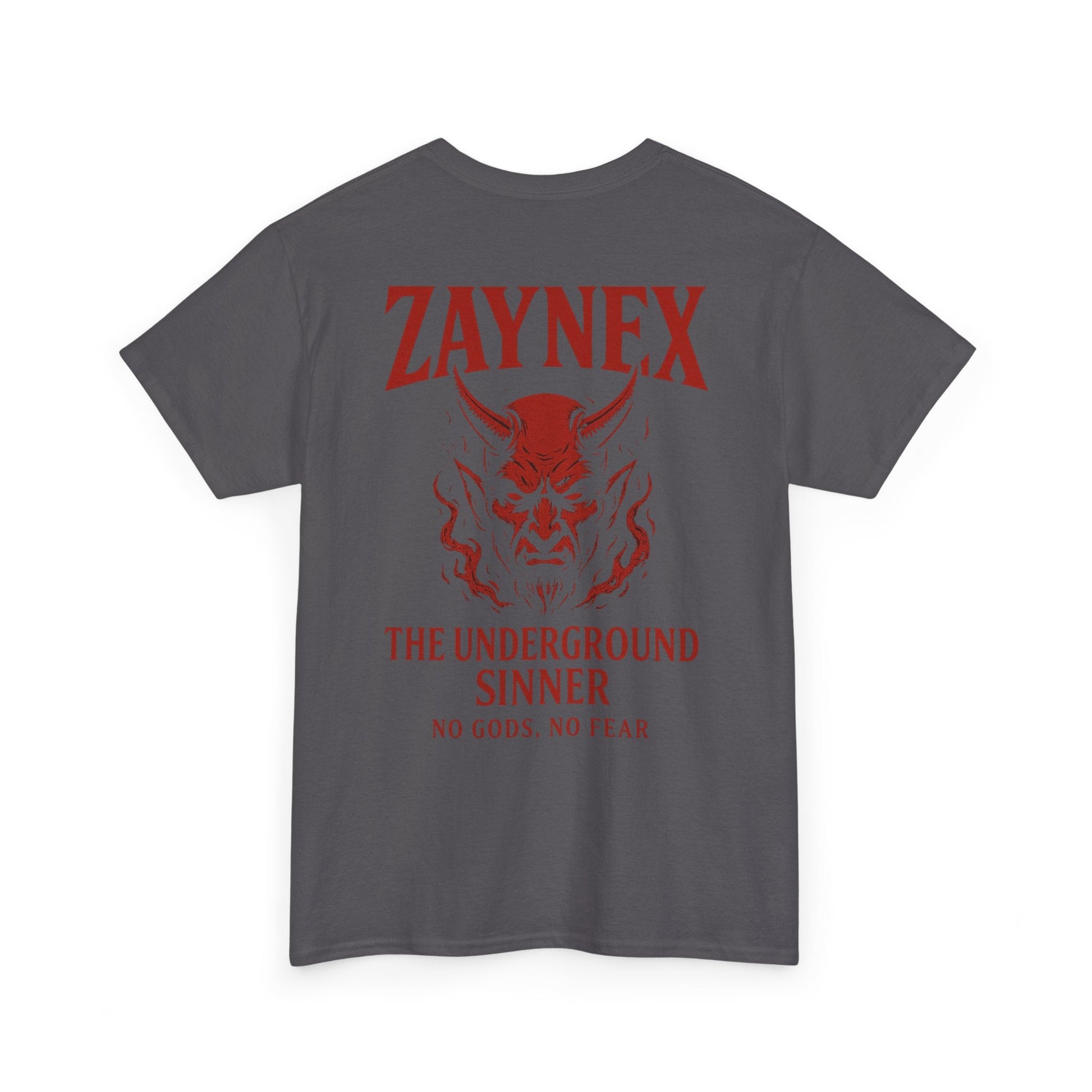 Camiseta The Underground Sinner — No Gods, No Fear | ZAYNEX Streetwear - Zaynex