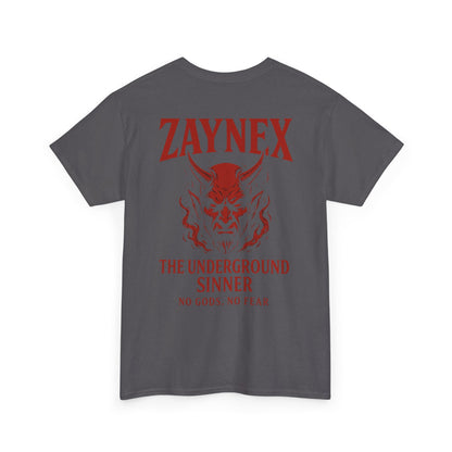 Camiseta The Underground Sinner — No Gods, No Fear | ZAYNEX Streetwear - Zaynex