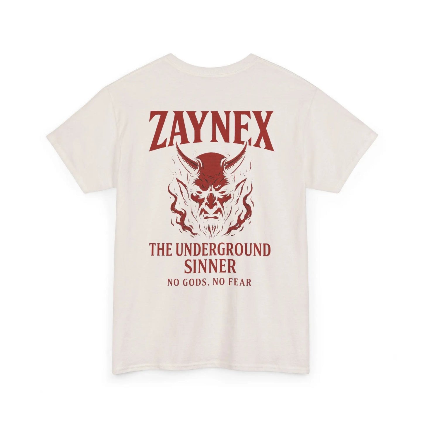Camiseta The Underground Sinner — No Gods, No Fear | ZAYNEX Streetwear - Zaynex