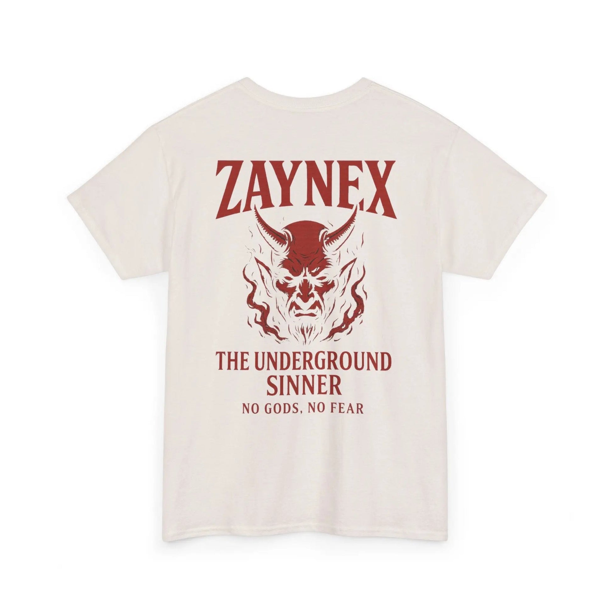 Camiseta The Underground Sinner — No Gods, No Fear | ZAYNEX Streetwear - Zaynex