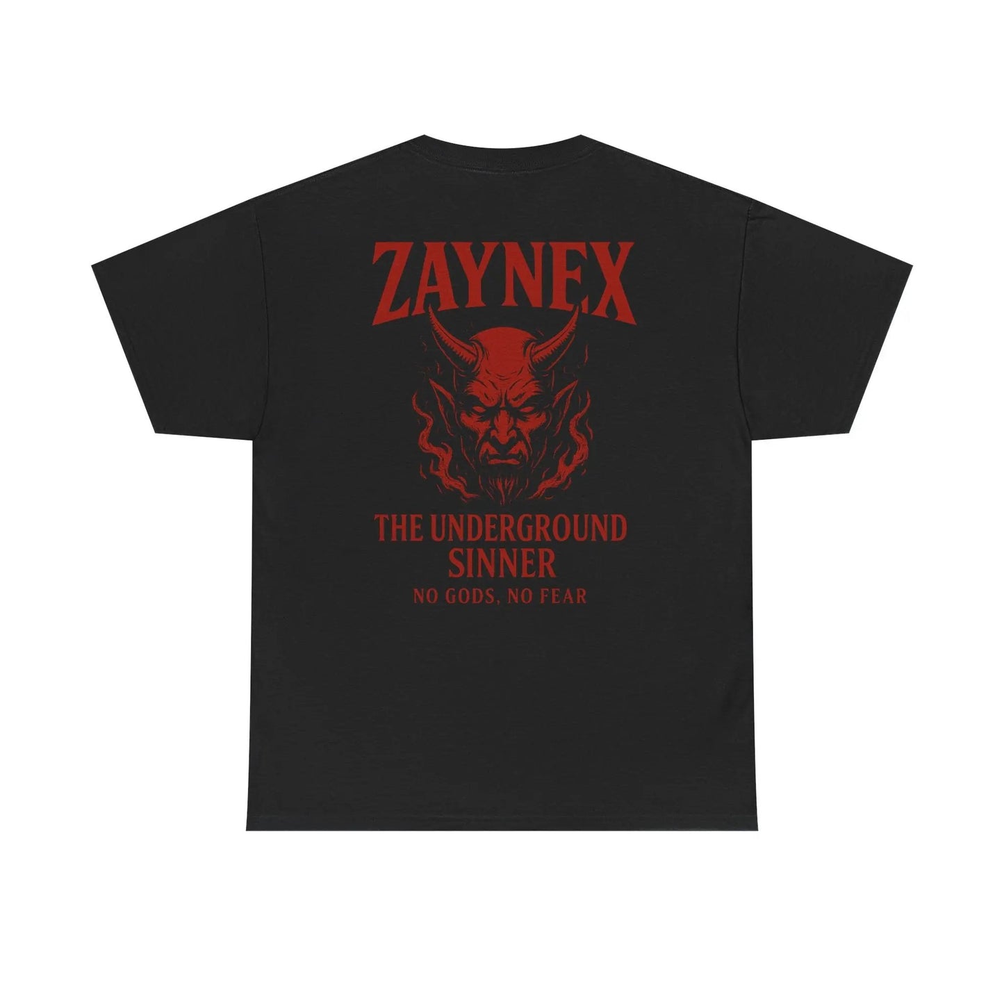 Camiseta The Underground Sinner — No Gods, No Fear | ZAYNEX Streetwear - Zaynex